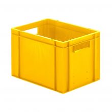 Stapelbare transportkrat TK0 400x300x270 mm (lxbxh) geel