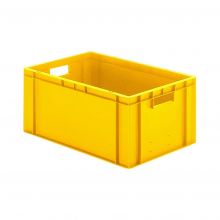 Stapelbare transportkrat TK0 600x400x270 mm (lxbxh) geel