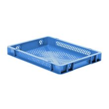 Stapelbare transportkrat TK2 400x300x50 mm (lxbxh) blauw