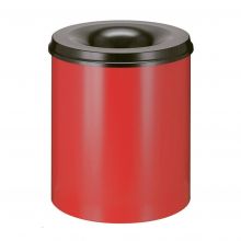 Vlamdovende papierbak 80 liter rood-zwart