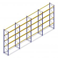 Voordeelrij gebruikte Esmena palletstelling 5250x11300x1100mm (hxbxd) 4 niveaus