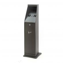 Vrijstaande asbak peukenzuil zwart