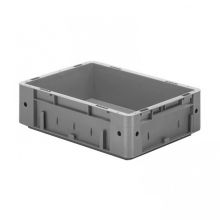 Zware stapelbare transportkrat VTK0 400x300x120 mm (lxbxh) grijs