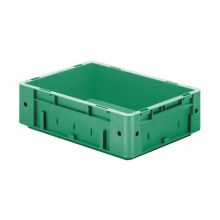 Zware stapelbare transportkrat VTK0 400x300x120 mm (lxbxh) groen