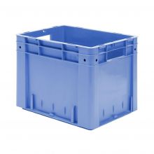 Zware stapelbare transportkrat VTK0 400x320x320 mm (lxbxh) blauw