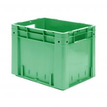 Zware stapelbare transportkrat VTK0 400x320x320 mm (lxbxh) groen