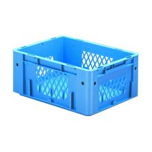 Zware stapelbare transportkrat VTK1 400x300x175 mm (lxbxh) blauw