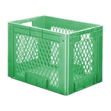 Zware stapelbare transportkrat VTK1 600x400x420 mm (lxbxh) groen