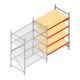 Grootvakstelling AR 2000x1610x1000 mm (hxbxd) 4 niveaus verzinkt aanbouwsectie