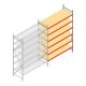 Grootvakstelling AR 3000x2250x800 mm (hxbxd) 6 niveaus verzinkt aanbouwsectie