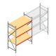 Grootvakstelling AR 2250x1610x800 mm (hxbxd) 3 niveaus verzinkt beginsectie