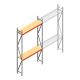Grootvakstelling AR 3000x1610x500 mm (hxbxd) 2 niveaus verzinkt beginsectie met voorgemonteerde frames