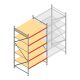 Grootvakstelling AR 3000x1850x1200 mm (hxbxd) 5 niveaus verzinkt beginsectie met voorgemonteerde frames