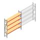 Grootvakstelling AR 2500x2010x500 mm (hxbxd) 4 niveaus verzinkt beginsectie