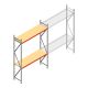 Grootvakstelling AR 3000x2010x600 mm (hxbxd) 2 niveaus verzinkt beginsectie