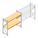 Grootvakstelling AR 2000x2700x900 mm (hxbxd) 2 niveaus verzinkt beginsectie