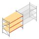 Grootvakstelling AR 2250x2700x1200 mm (hxbxd) 3 niveaus verzinkt beginsectie
