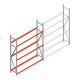 Bandenstelling grootvak AR 2500x2010x500mm (hxbxd) 3 niveaus beginsectie