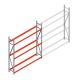 Bandenstelling grootvak AR 2250x2010x400mm (hxbxd) 3 niveaus beginsectie