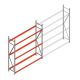 Bandenstelling grootvak AR 2250x2010x500mm (hxbxd) 3 niveaus beginsectie