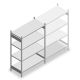 Legbordstelling Heavy Duty 2000x1300x600mm (hxbxd) 4 niveaus 250 kg beginsectie