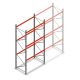 Palletstelling AR T2 3500x1850x1100mm (hxbxd) 3 niveaus 2530kg/niv beginsectie met voorgemonteerde frames
