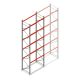 Palletstelling AR T2 6000x1850x1100mm (hxbxd) 5 niveaus 2530kg/niv beginsectie met voorgemonteerde frames