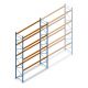 Gebruikte JH MPB palletstelling 6400x3600x1100 mm (hxbxd) 4 niveaus beginsectie