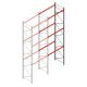 Palletstelling AR T2 6000x1850x1100mm (hxbxd) 3 niveaus 2530kg/niv aanbouwsectie met voorgemonteerde frames