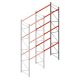Palletstelling AR T2 6000x1850x1100mm (hxbxd) 3 niveaus 2530kg/niv aanbouwsectie