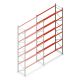 Palletstelling AR T2 6000x2700x1100mm (hxbxd) 6 niveaus 1820kg/niv aanbouwsectie met voorgemonteerde frames