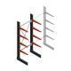 Medium draagarmstelling BR enkelzijdig 2500x1000x600mm (hxbxd) 4 niveaus beginsectie 425/arm