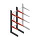 Medium draagarmstelling BR enkelzijdig 2500x750x800mm (hxbxd) 3 niveaus beginsectie 220/arm