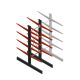 Medium draagarmstelling BR enkelzijdig 2500x750x800mm (hxbxd) 4 niveaus beginsectie 220/arm