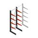 Medium draagarmstelling BR enkelzijdig 3000x1000x800mm (hxbxd) 4 niveaus beginsectie 220/arm
