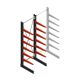 Medium draagarmstelling BR enkelzijdig 3000x1000x800mm (hxbxd) 6 niveaus beginsectie 340/arm