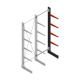 Medium draagarmstelling BR enkelzijdig 3000x1000x600mm (hxbxd) 4 niveaus aanbouwsectie 290/arm