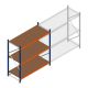 Grootvakstelling Kimer 1750x1500x800 mm (hxbxd) 3 niveaus beginsectie met voorgemonteerde frames