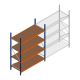 Grootvakstelling Kimer 2250x1500x800 mm (hxbxd) 4 niveaus beginsectie