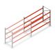 Palletstelling AR T2 2000x2700x1100mm (hxbxd) 3 niveaus 2844kg/niv aanbouwsectie
