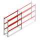 Palletstelling AR T2 3500x3300x1100mm (hxbxd) 3 niveaus 2415kg/niv beginsectie met voorgemonteerde frames