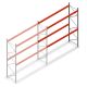 Palletstelling AR T2 3500x3600x1100mm (hxbxd) 2 niveaus 2252kg/niv aanbouwsectie met voorgemonteerde frames