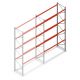 Palletstelling AR T2 4500x2700x1100mm (hxbxd) 4 niveaus 1820kg/niv aanbouwsectie met voorgemonteerde frames