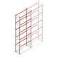 Palletstelling AR T2 8000x2700x1100mm (hxbxd) 5 niveaus 1820kg/niv beginsectie met voorgemonteerde frames