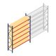 Gebruikte AR grootvakstelling 3000x2400x600 mm (hxbxd) 6 niveaus beginsectie