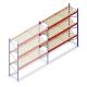 Gebruikte AR T2 palletstelling 3500x3600x1100mm (hxbxd) 3 niveaus aanbouwsectie met vlonders