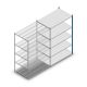 Legbordstelling Medium Duty 2000x1300x800mm (hxbxd) 5 niveaus blauw aanbouwsectie