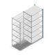 Legbordstelling Medium Duty 2000x1000x700mm (hxbxd) 6 niveaus blauw aanbouwsectie