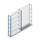 Legbordstelling Medium Duty 2000x1300x300mm (hxbxd) 6 niveaus blauw beginsectie