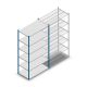 Legbordstelling Medium Duty 2500x1300x700mm (hxbxd) 6 niveaus blauw beginsectie